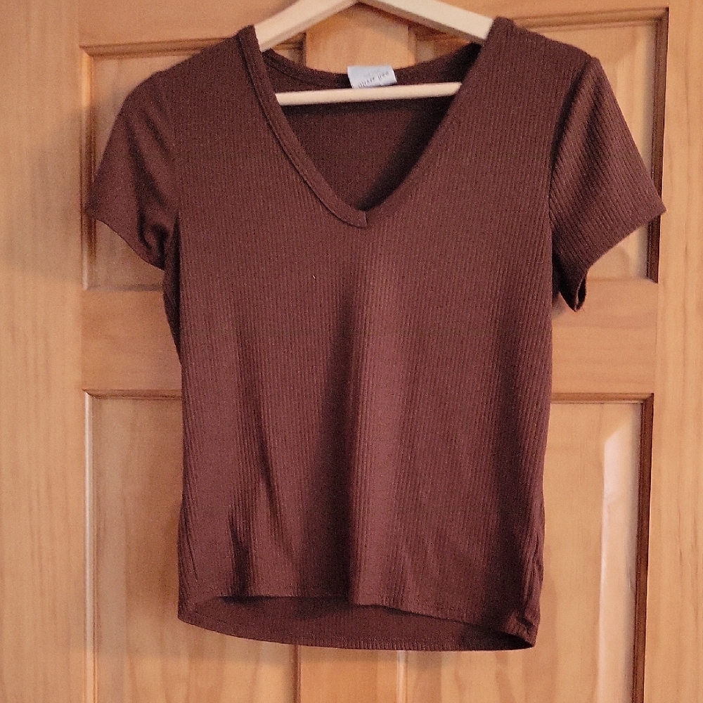 Olivia Rae Chocolate Short Sleeve Tee